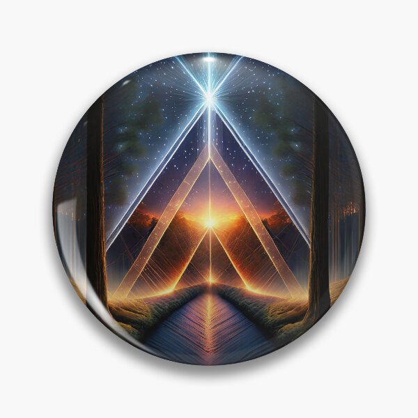 Item preview, Magical Triangle Forest Path | Sacred Geometry Landscapes designed and sold by monkeybusiness.pt.
