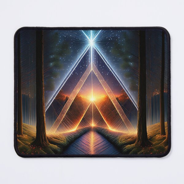 Item preview, Magical Triangle Forest Path | Sacred Geometry Landscapes designed and sold by monkeybusiness.pt.