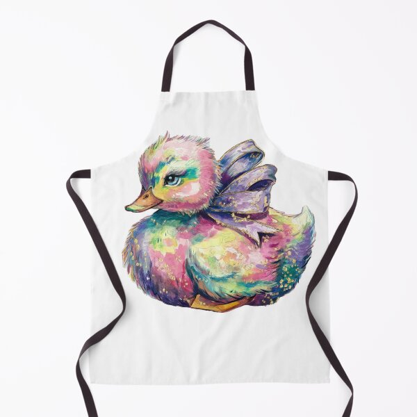 Item preview, Colorful Duck Easter Watercolor designed and sold by MadCatPrints.