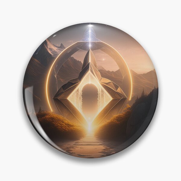 Item preview, Golden Portal | Sacred Geometry Landscapes designed and sold by monkeybusiness.pt.