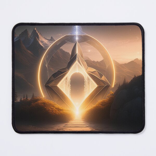 Item preview, Golden Portal | Sacred Geometry Landscapes designed and sold by monkeybusiness.pt.