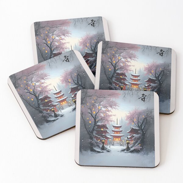Item preview, Monastery, Sakura,Japanese cherry blossom designed and sold by Coolparrotgirl.