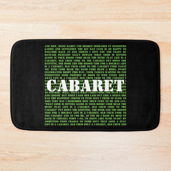 Item preview, Cabaret lyrics designed and sold by broadwaygirl142.