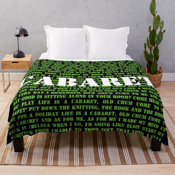 Item preview, Cabaret lyrics designed and sold by broadwaygirl142.