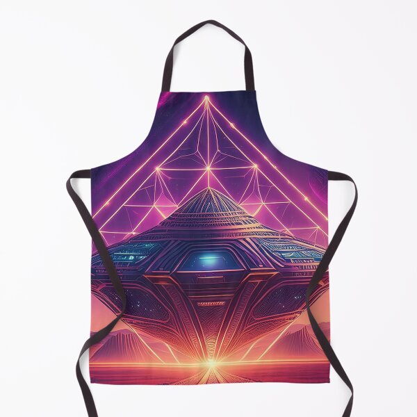 Item preview, Alien Spacecraft Sunset | Sacred Geometry Landscapes designed and sold by monkeybusiness.pt.