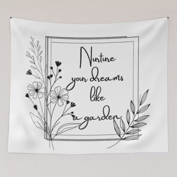 Item preview, Nurture Your Dreams Like a garden - Floral Journals designed and sold by Meemaart.
