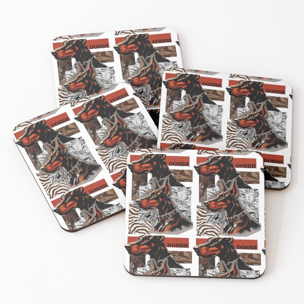 Item preview, Modern and Textured Collage Doberman Design with Streetwear Aesthetics designed and sold by Brushlight Studio.