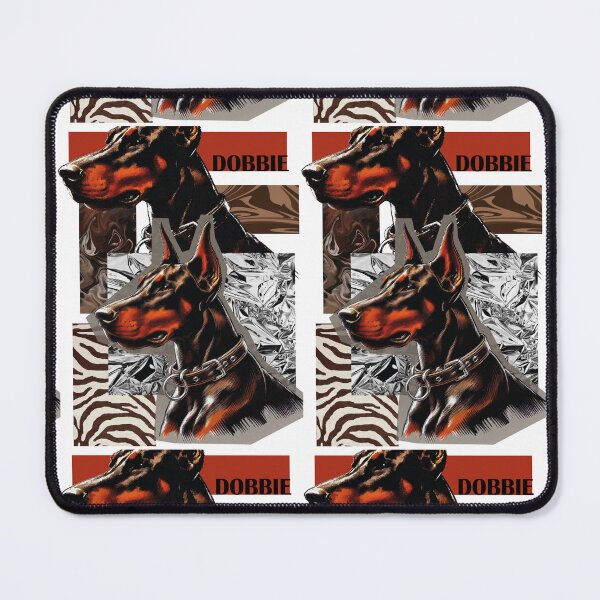 Item preview, Modern and Textured Collage Doberman Design with Streetwear Aesthetics designed and sold by Brushlight Studio.