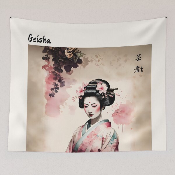 Artikelvorschau, Geisha, japanische Geisha entworfen und verkauft von Coolparrotgirl.