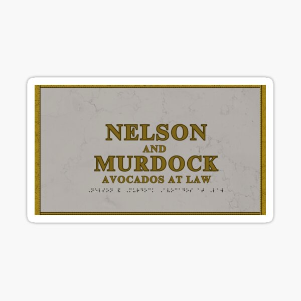 Artikel-Vorschau von Nelson und Murdock, designt und verkauft von mmariegrace.