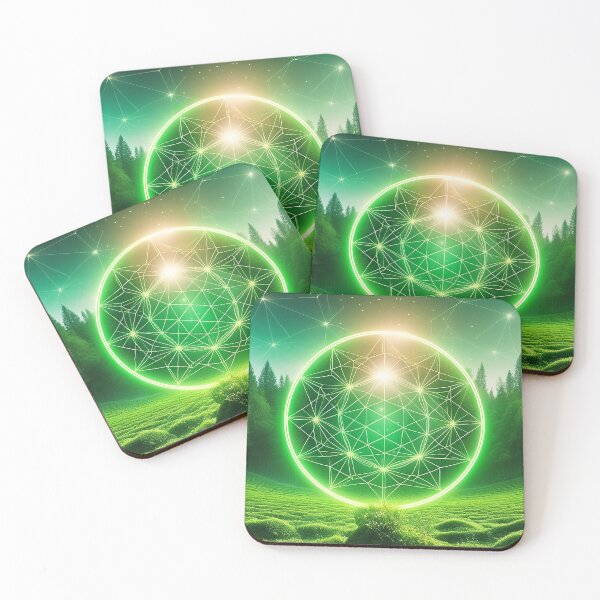 Item preview, Green Field Sky Portal | Sacred Geometry Landscapes designed and sold by monkeybusiness.pt.