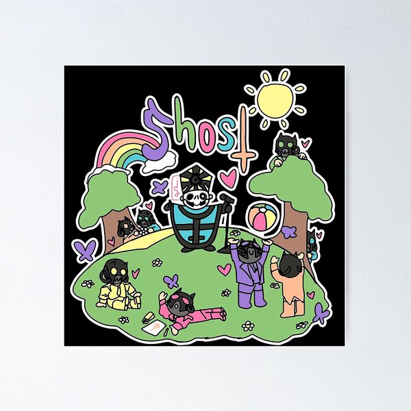 Item preview, Keep On Rolling Baby UFO Ghost Rock band designed and sold by edelmirodriguez.
