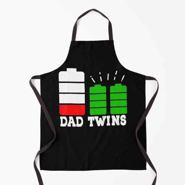 Item preview, Funny Tired Dad Of Twins Low Battery T-Shirt designed and sold by StreetArtPro.
