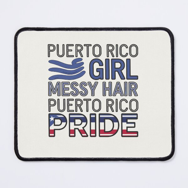 Item preview, Puerto Rico Girl Messy Hair Pride designed and sold by TeeGrit.
