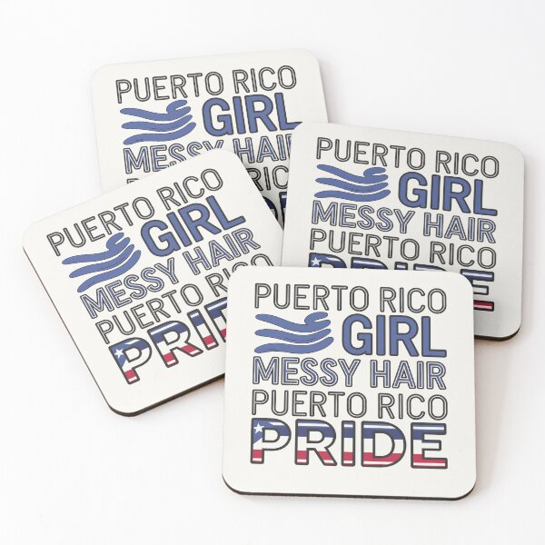 Item preview, Puerto Rico Girl Messy Hair Pride designed and sold by TeeGrit.
