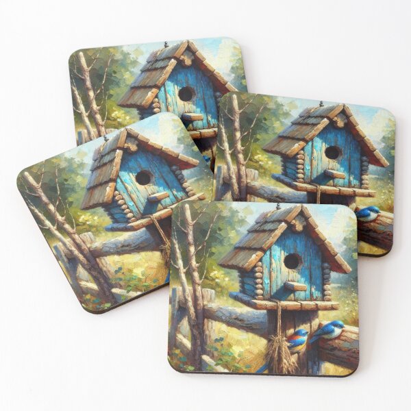 Item preview, Rustic Birdhouse Retreat designed and sold by mustardseed-410.