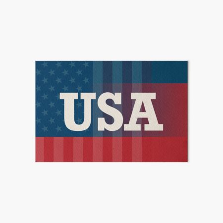 Artikel-Vorschau von Moderne Flagge der Vereinigten Staaten von Amerika mit Text USA, designt und verkauft von ОксНЛ.