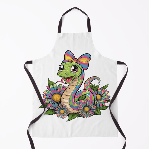 Item preview, Colourful Rainbow Snake with Daisies designed and sold by CraftsEtc.