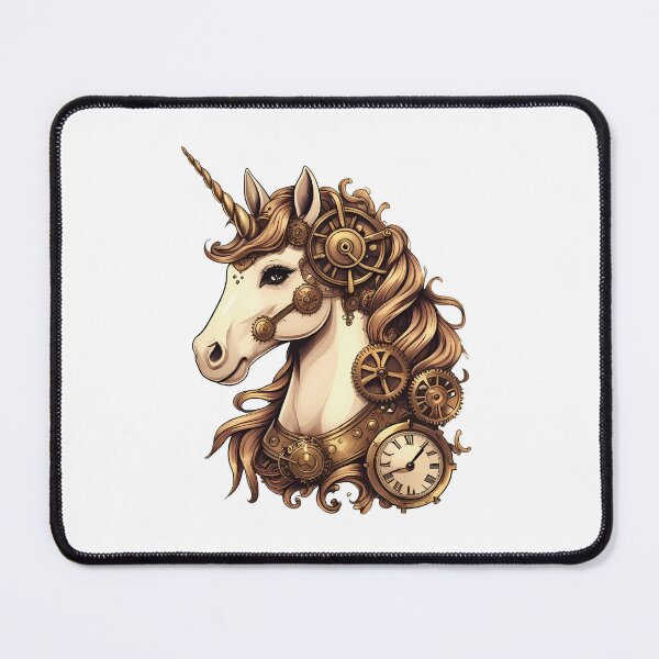 Item preview, Steam Punk Unicorn - Gear-Fused Wonder designed and sold by zoughlal.