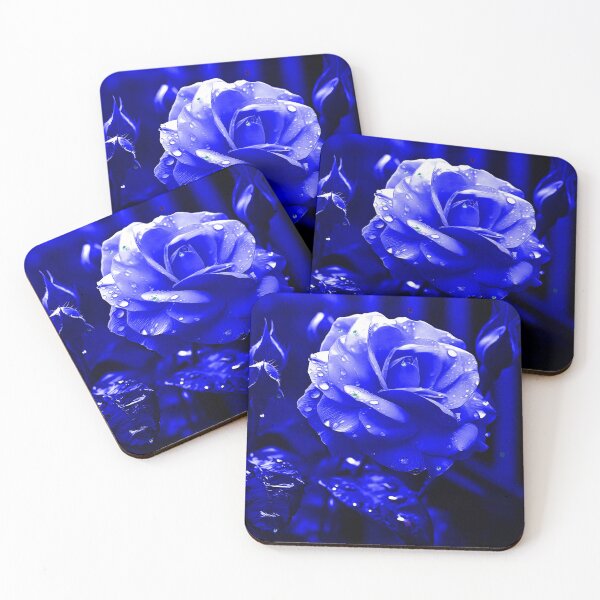 Item preview, Garden series : Roses in Blue, Blau, Azul designed and sold by Helios Be. Lavsh.