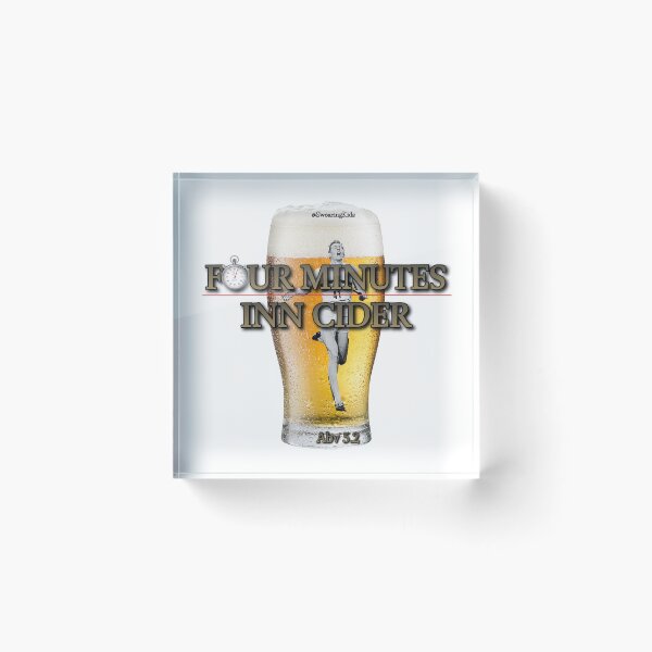 Item preview, 4 Minutes Inn Cider designed and sold by SwearingKids.