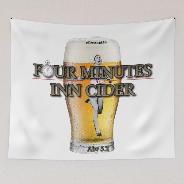 Item preview, 4 Minutes Inn Cider designed and sold by SwearingKids.