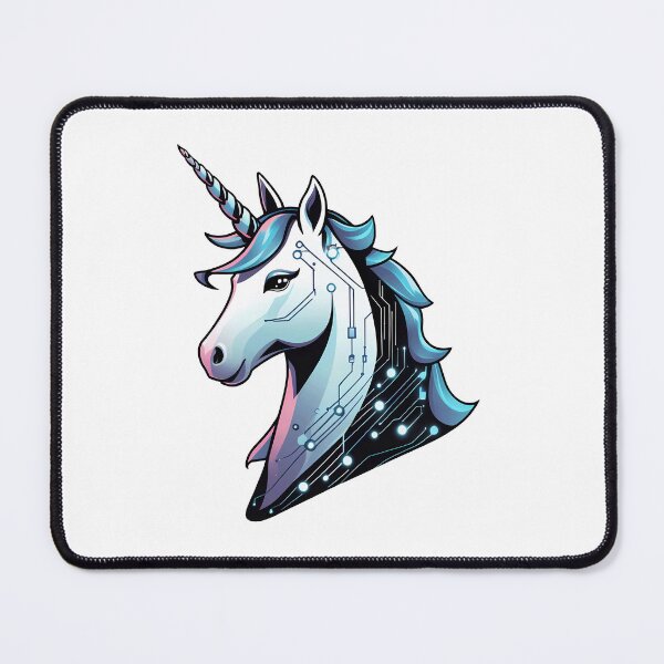 Item preview, Futuristic Circuit Unicorn designed and sold by zoughlal.