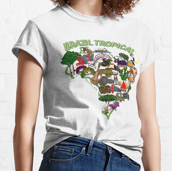 Vista previa del artículo con la obra «Brasil tropical», diseñado y vendido por ApoenaArt.