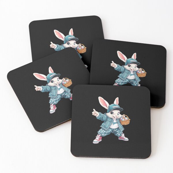 Item preview, Cool Bunny Happy Easter Rabbit  For Boys Men Kids  designed and sold by facegm.