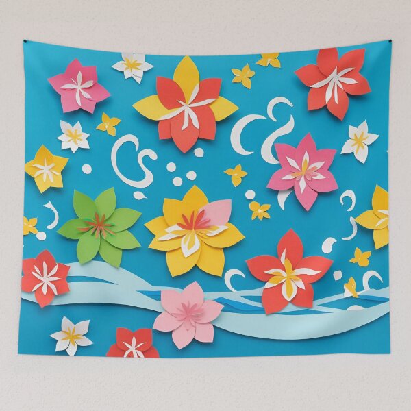 Item preview, Thai style Blooming Paper Waves designed and sold by Glam-OOTD.