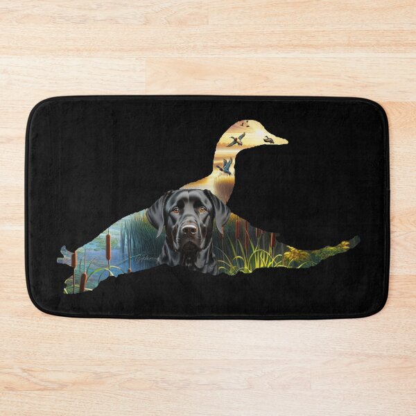 Item preview, Black Labrador and Flying Mallard designed and sold by LifeCrush.