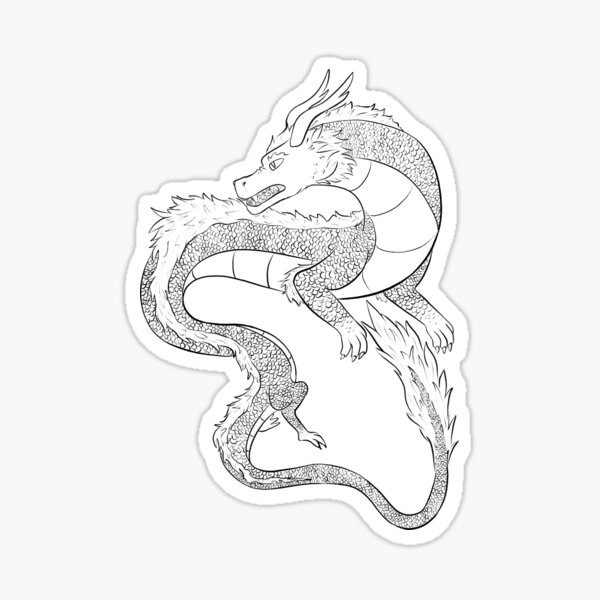 Item preview, Chinese dragon designed and sold by Dragonteasketch.