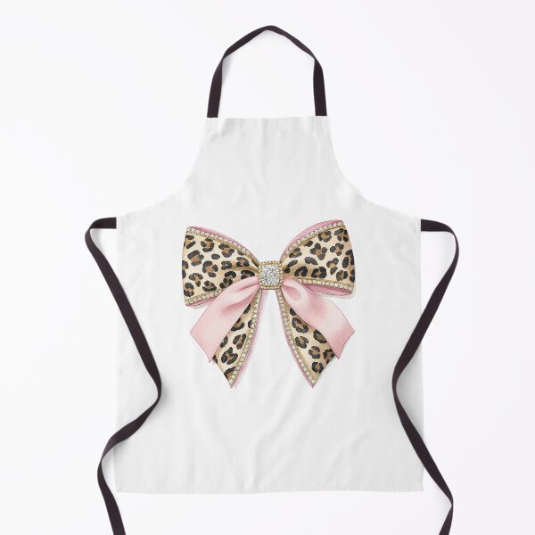Item preview, Leopard Print Pink Coquette Bow designed and sold by CraftsEtc.