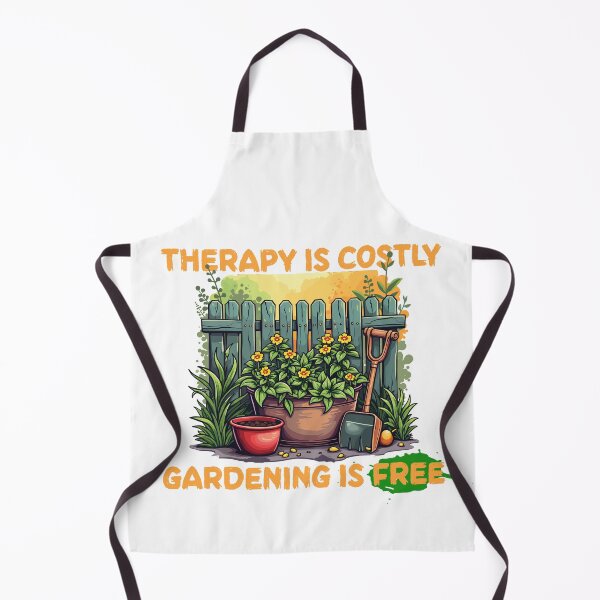 Item preview, Therapy is costly , gardening is free designed and sold by splendidPOD.