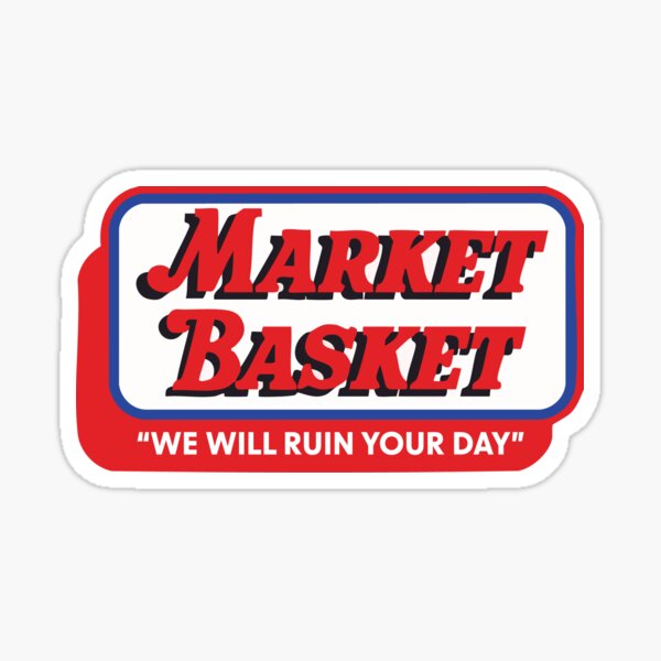 Vista previa del artículo con la obra «Market Basket - "Te arruinaremos el día"», diseñado y vendido por Poortsmouth.