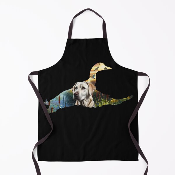 Item preview, White Labrador and Flying Mallard designed and sold by LifeCrush.
