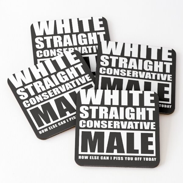 Item preview, White Straight Conservative Male designed and sold by anaotradnova.