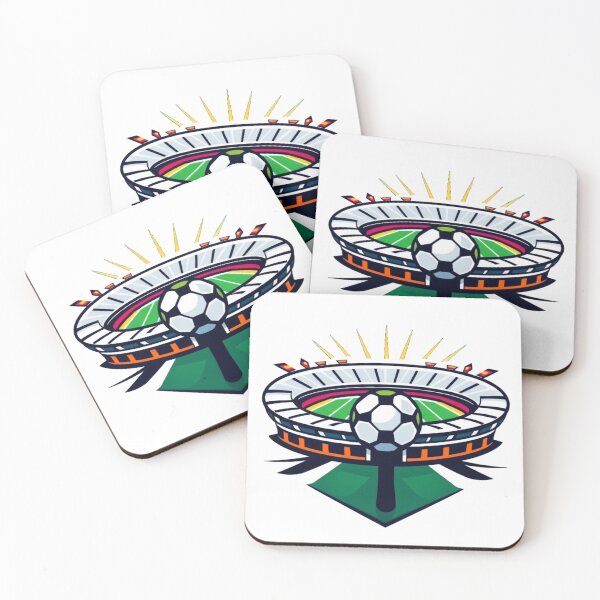 Item preview, Iconic Soccer Stadium with Football Emblem and Radiant Lights designed and sold by Cloud-Riders.