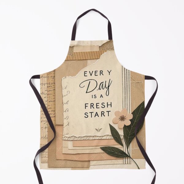 Item preview, Every day is a fresh start– Empowering Floral Journals designed and sold by Meemaart.