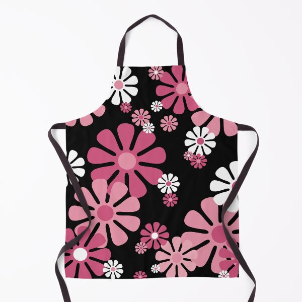 Item preview, 1960's Retro Flowers in Pink and White - Mod Abstract designed and sold by MellowCat.