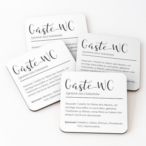 Item preview, Gäste-WC Definition designed and sold by Alberto Dominguez.