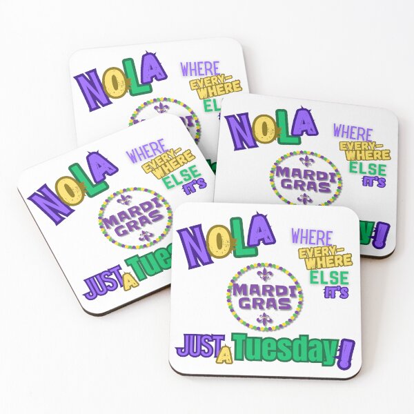 Item preview, Funny Nola Mardi Gras T-Shirt | New Orleans Mardi Gras Hoodie | Big Easy Parade and Jazz Fest Gear designed and sold by MerchMaid1981.