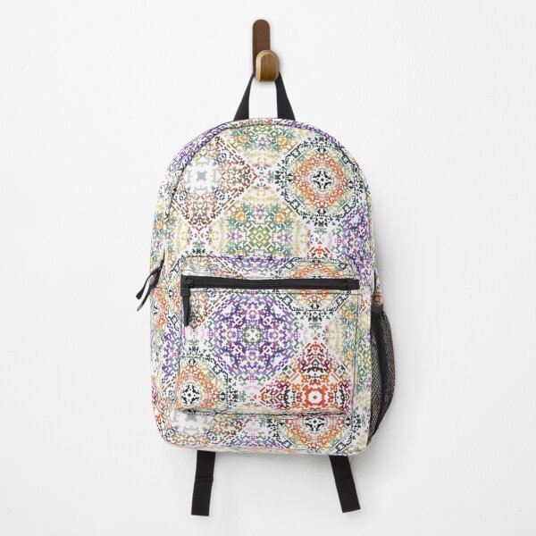 Item preview, Decorative Tribal pattern Folk motif made of small squares. designed and sold by Pixeeless.