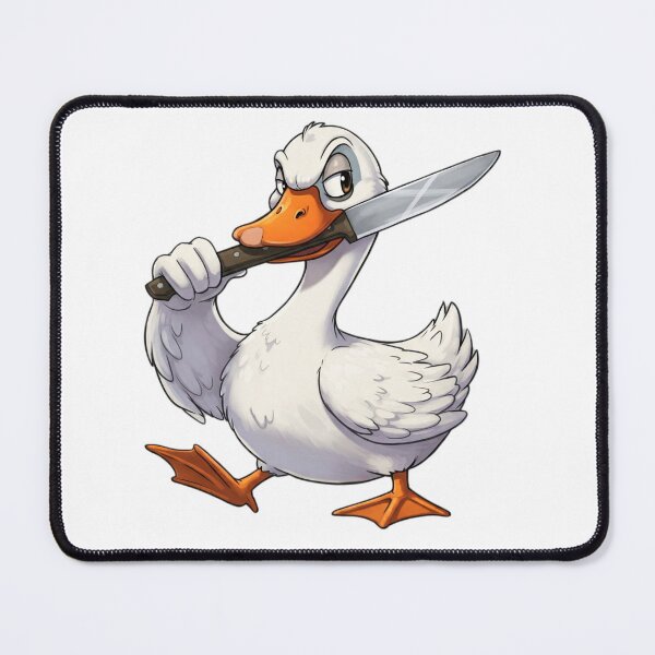 Item preview, Dangerous duck with a knife designed and sold by kubawsx.