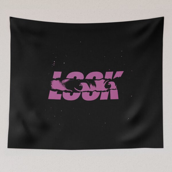 Item preview, Bold & Stylish "LOOK" Typography Design – Eye-Catching Minimalist Aesthetic designed and sold by Colorful-Garden.