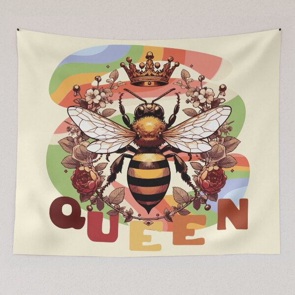 Item preview, Queen Bee, a Symbol of Feminine Power and Elegance designed and sold by Brushlight Studio.