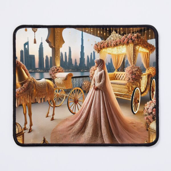 Item preview, Golden Royalty: Hijabi Bride’s Dream Wedding Carriage designed and sold by AkilaCreations .