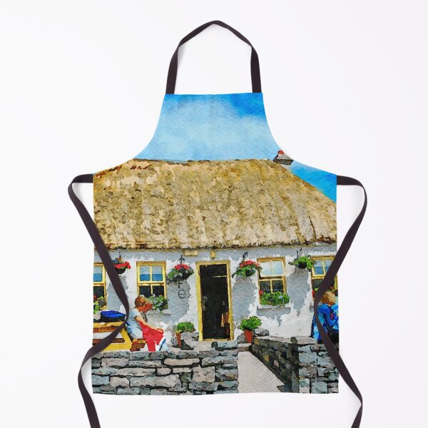 Item preview, Charming thatched cottage cafe on Inishmore, Aran Islands, Ireland designed and sold by GestaltImagery.