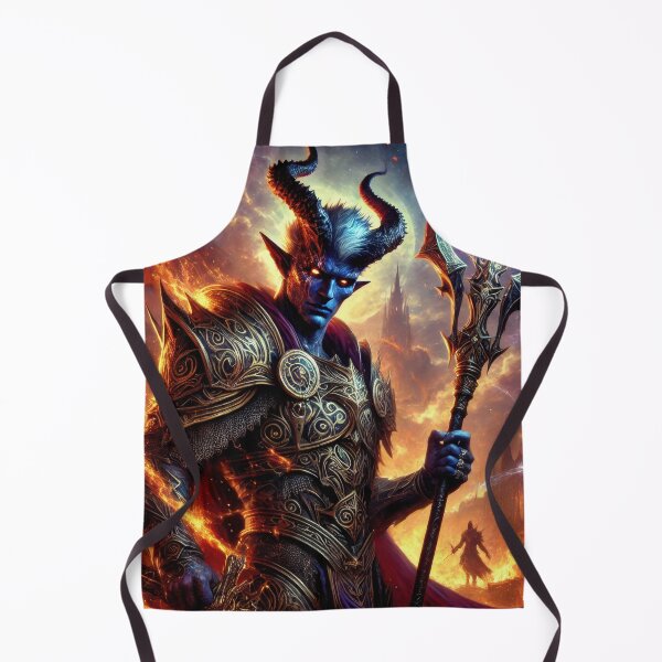Item preview, Fiendish Infernal Legacy Tiefling Polearm Master Paladin designed and sold by Johnny MeatShield.