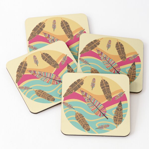 Item preview, Boho Feathers designed and sold by TurquoiseBird.